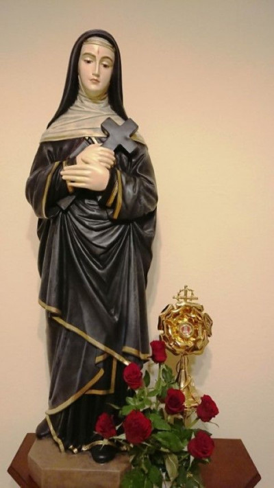 Instalacja relikwii św. Rity