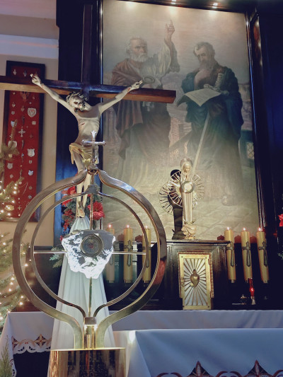 Relikwie z Roccaporena w kościółku 10-18.01.2026 r.